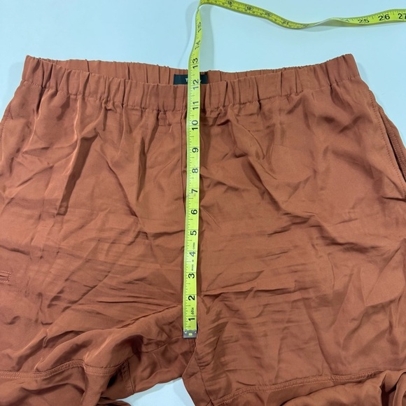 Theory Slim Cargo Flat Twill Jogger Pants Walnut Brown - Picture 7 of 7